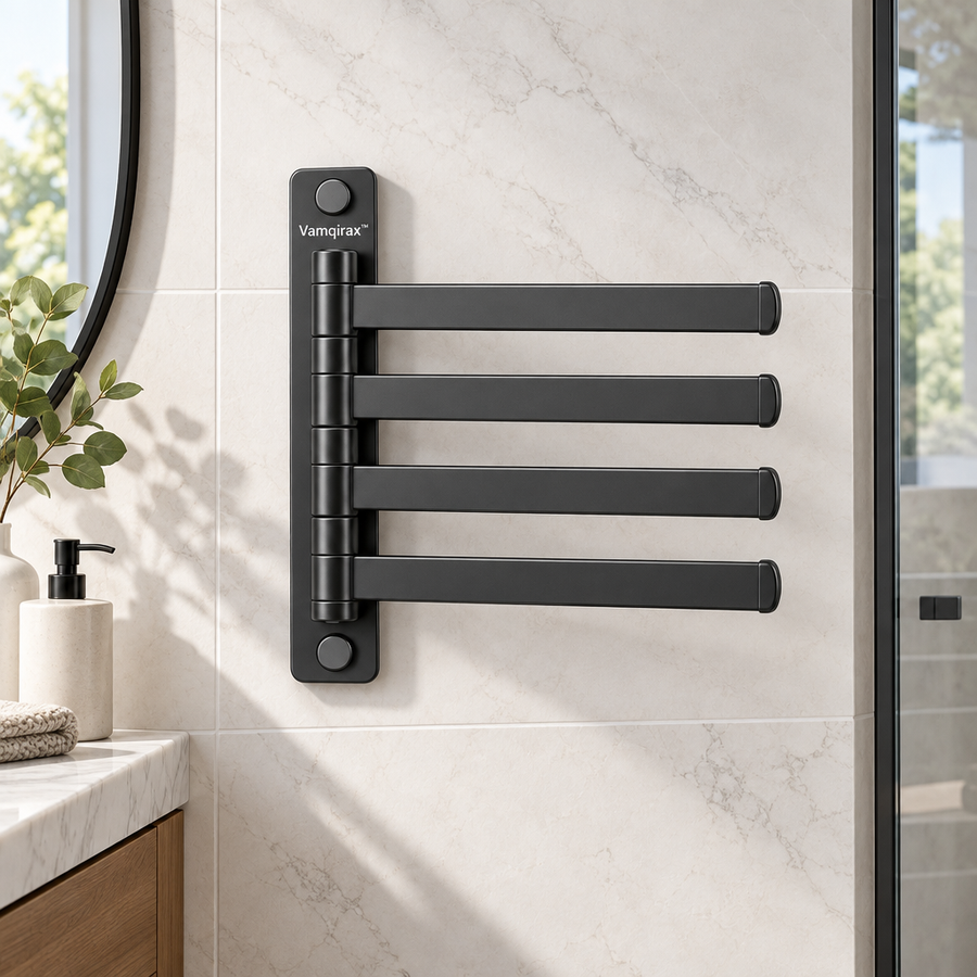Vamqirax™ No-Drill Folding Towel Rack image 1